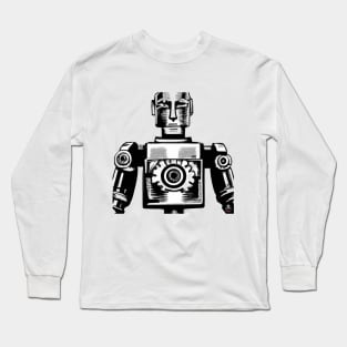 Retro Robot T-Shirt 3: A Blast From the Past With Future Flair T-Shirt Long Sleeve T-Shirt